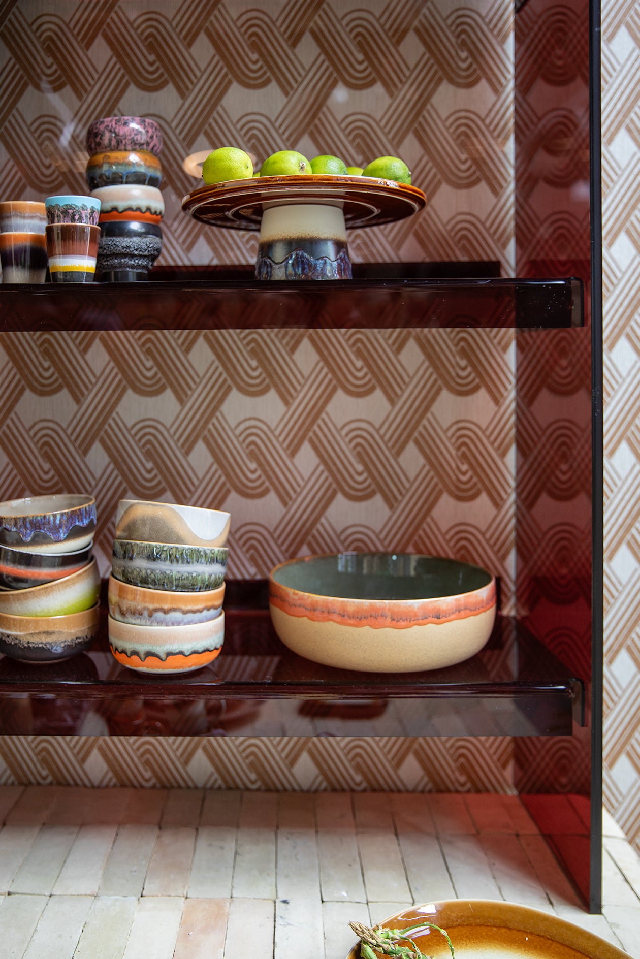 70s ceramics: Set de bowls "Reef" (juego de 4 unidades)