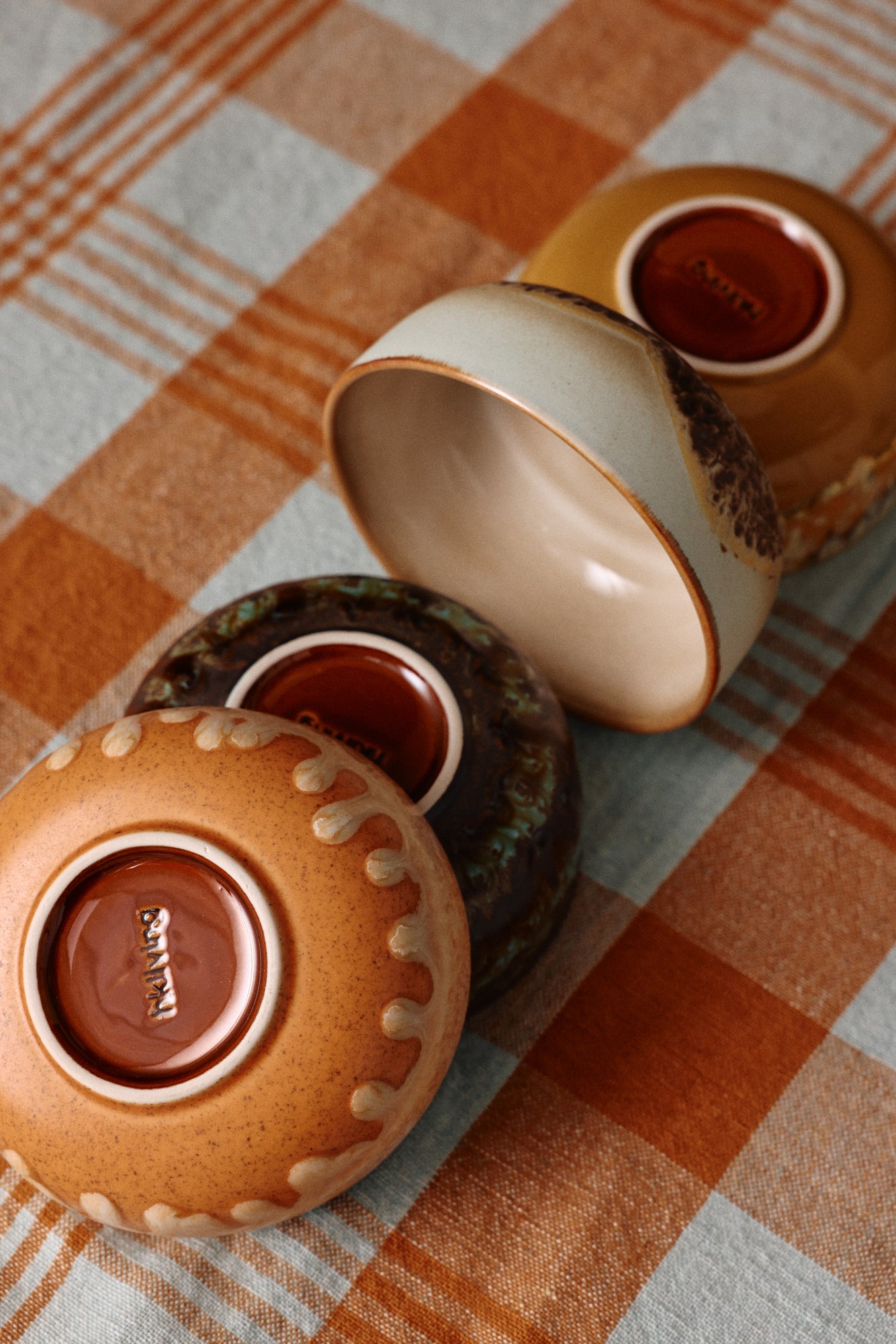 70s ceramics: Set de bowls "Drift" (juego de 4 unidades)