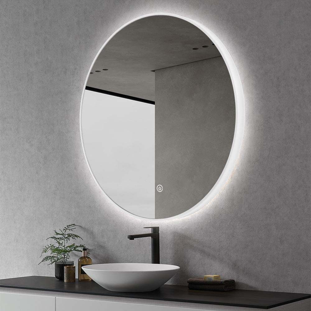 Espejo Circular con borde de Acrílico Retroiluminado Skogar