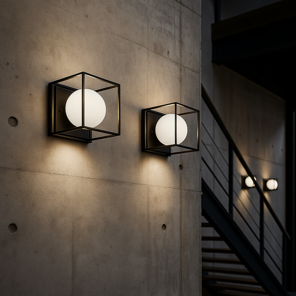 Apliqué metálico negro Shade