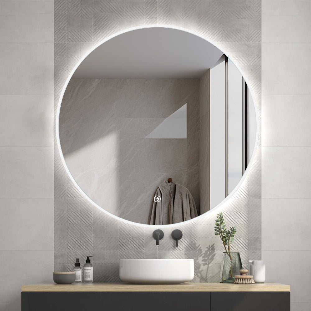 Espejo Circular con borde de Acrílico Retroiluminado Skogar