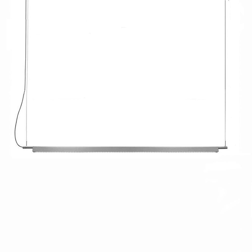 Lámpara colgante de aluminio plateado Oslo