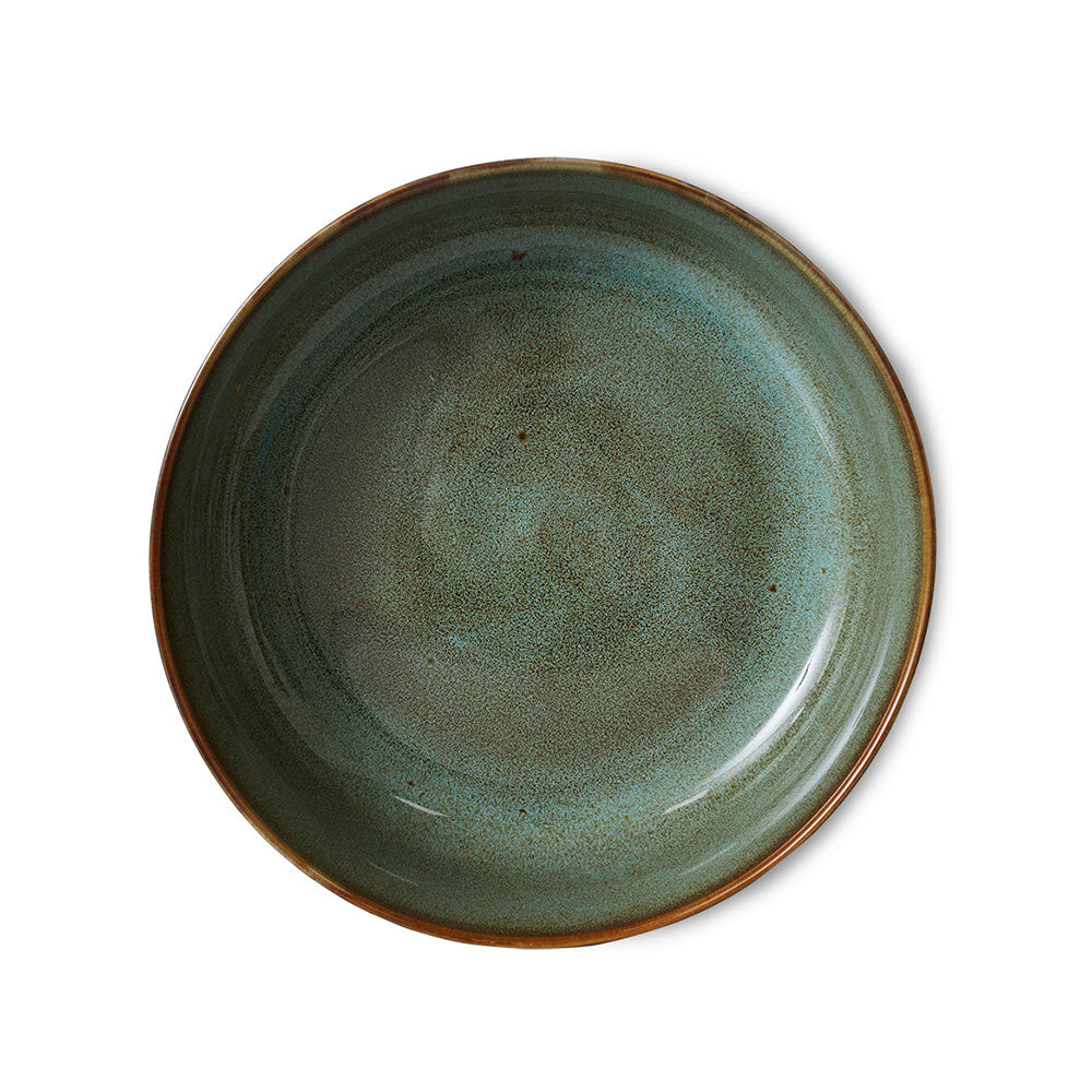 70s ceramics: Bowl de Ensalada "Rock on"