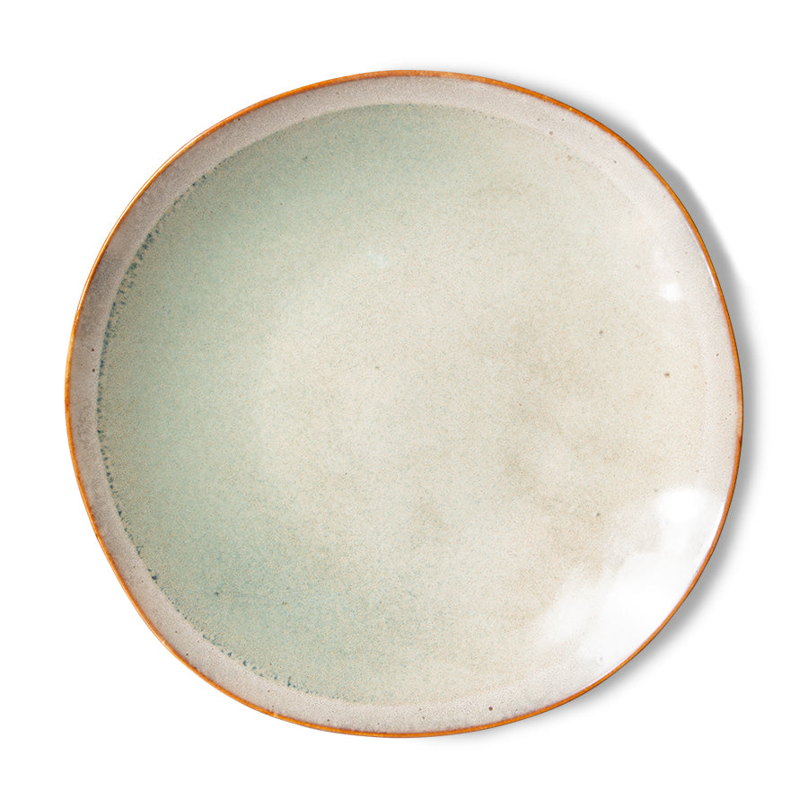 70s ceramics: Set de platos "Mist" (juego de 2 unidades)