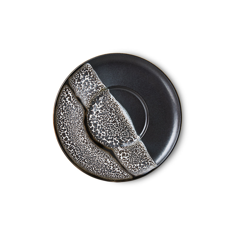 70s ceramics: Set de platos "Big Sur" (juego de 4 unidades)