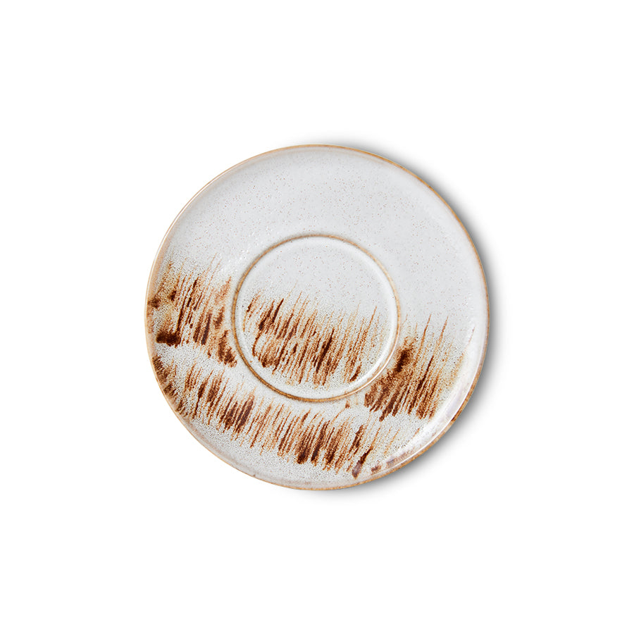 70s ceramics: Set de platos "Big Sur" (juego de 4 unidades)