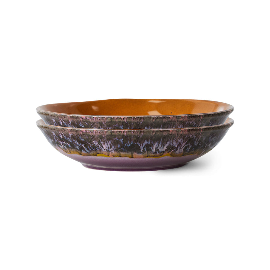 70s ceramics: Set de bowls "Daybreak" (juego de 2 unidades)