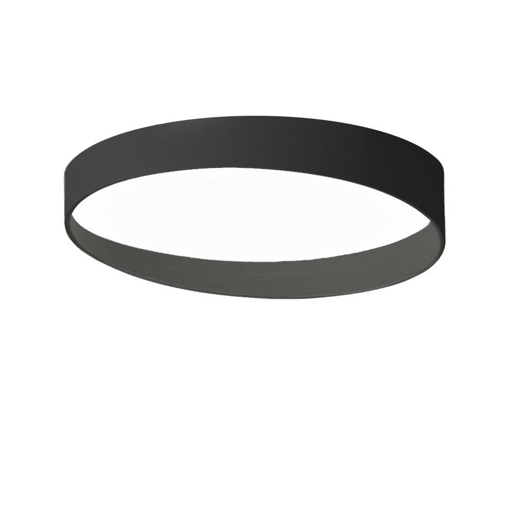 Plafón circular negro Edge