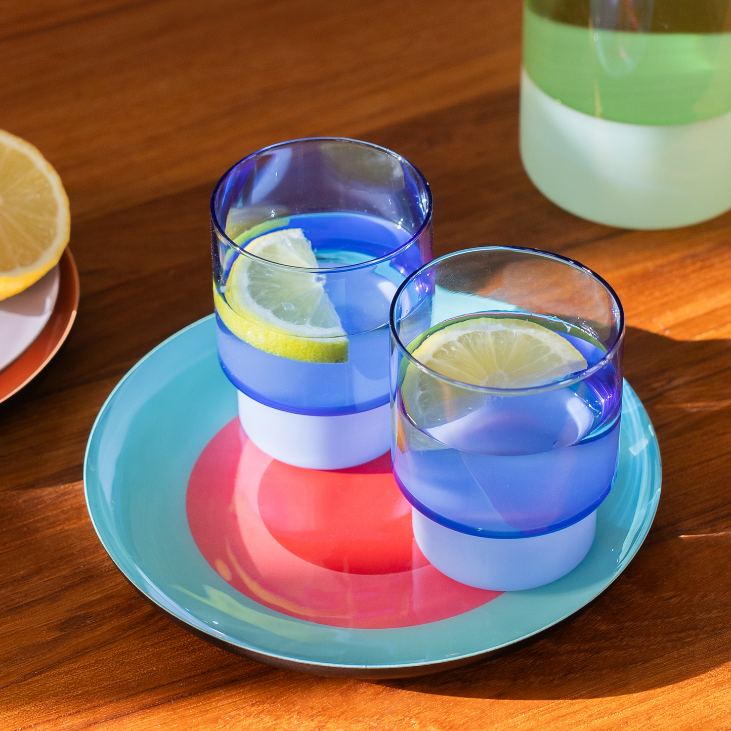 Vasos Jill azul, (2 unidades)