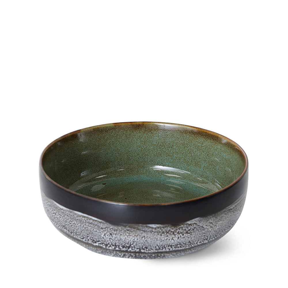 70s ceramics: Bowl de Ensalada "Rock on"