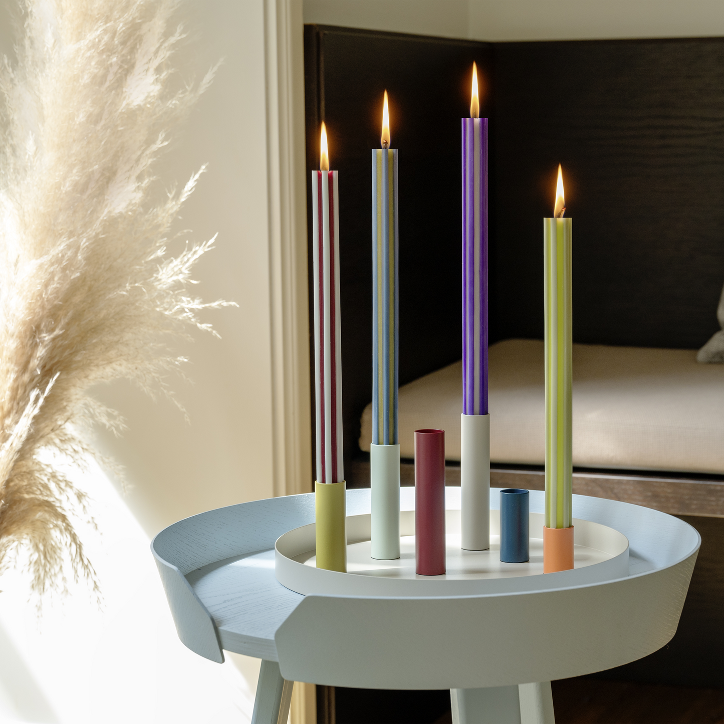 Juego de velas cónicas Dublin