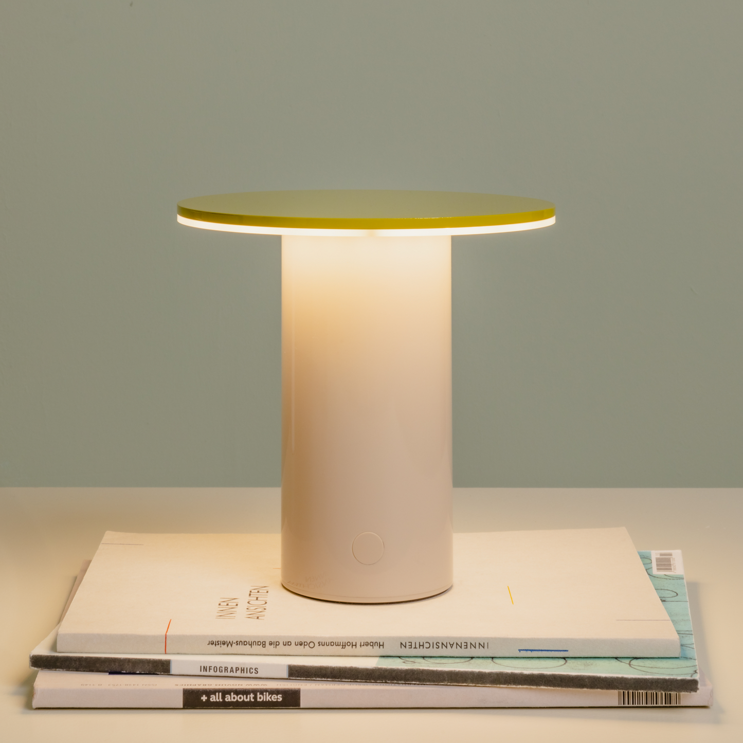 Lámpara de mesa Fungo verde