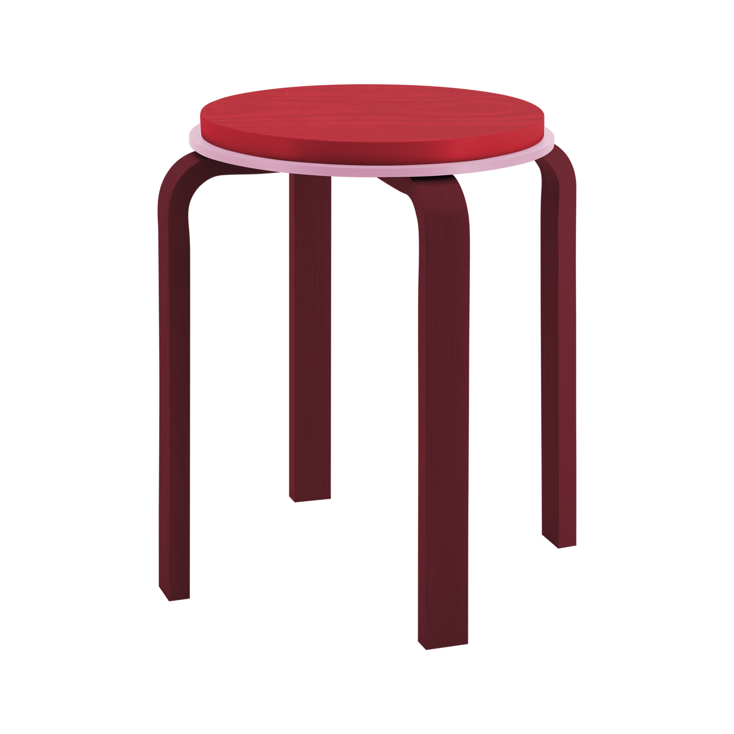 Taburete 'Max' rojo
