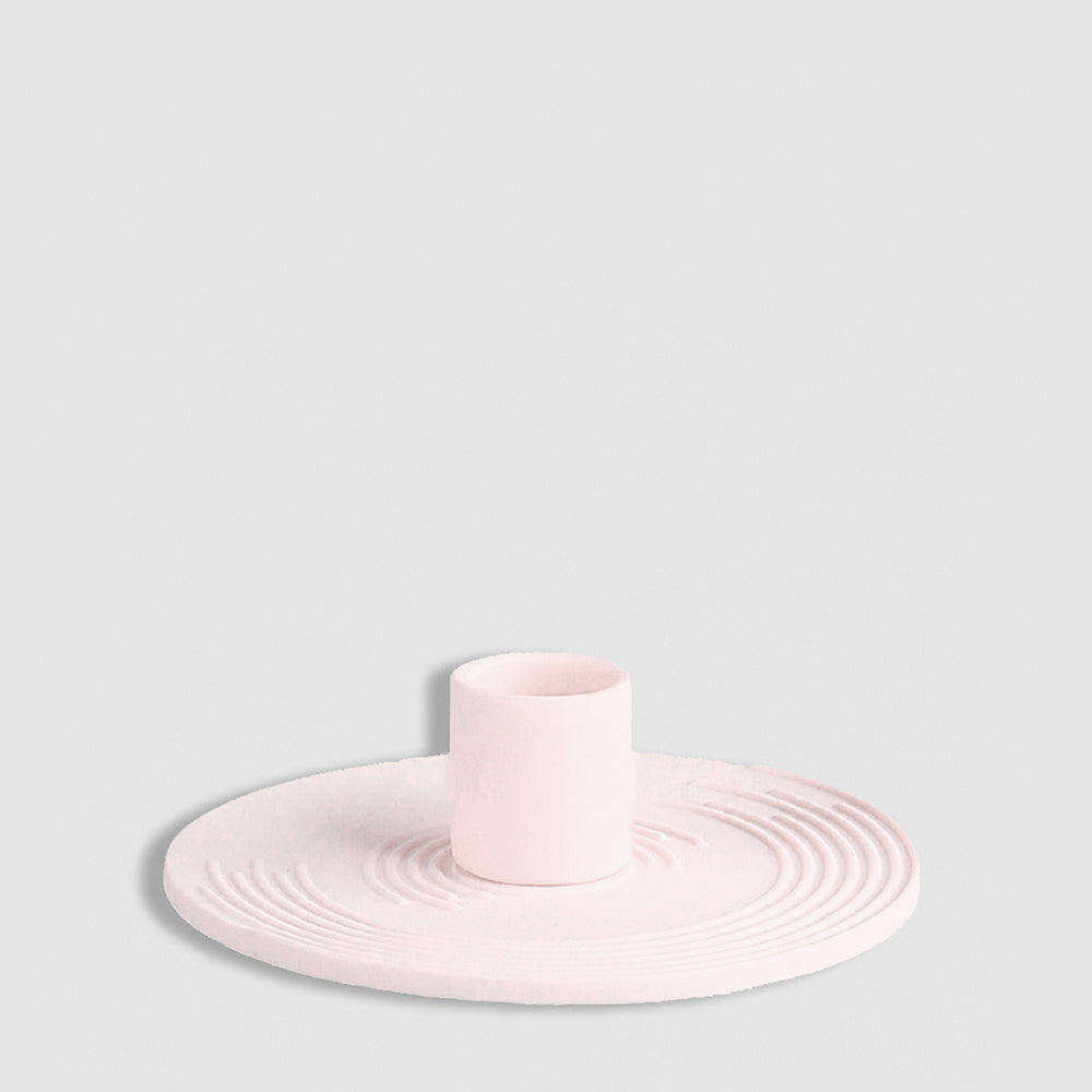 Candelabro cerámica rosado GY-242