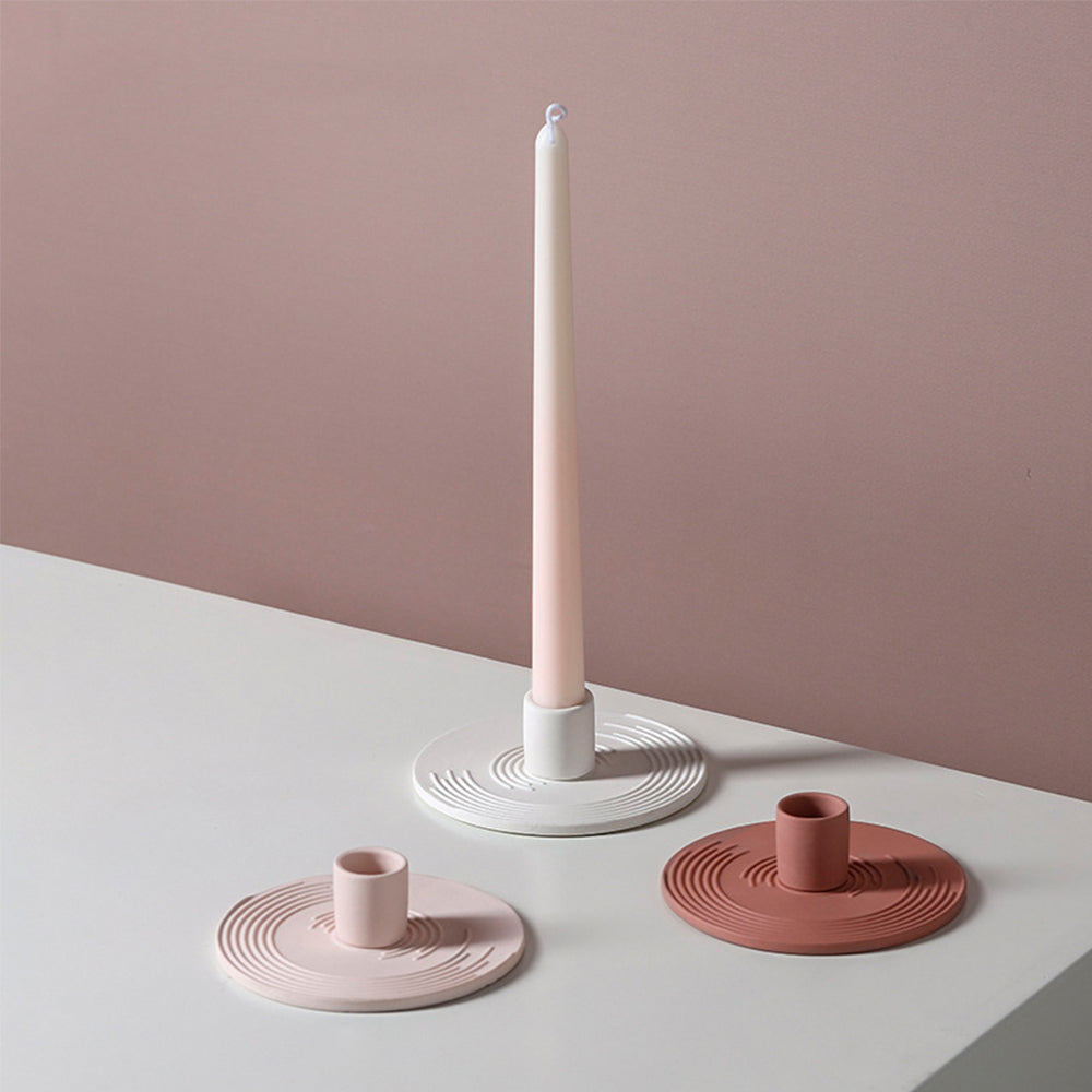 Candelabro cerámica blanco GY-242