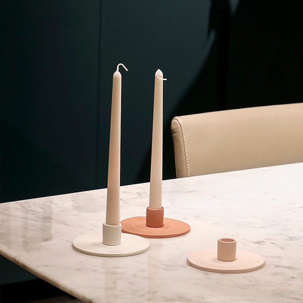 Candelabro cerámica blanco GY-242