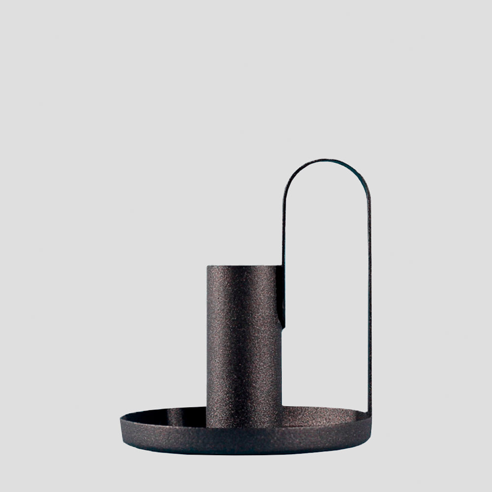 Candelabro metálico negro GY-030