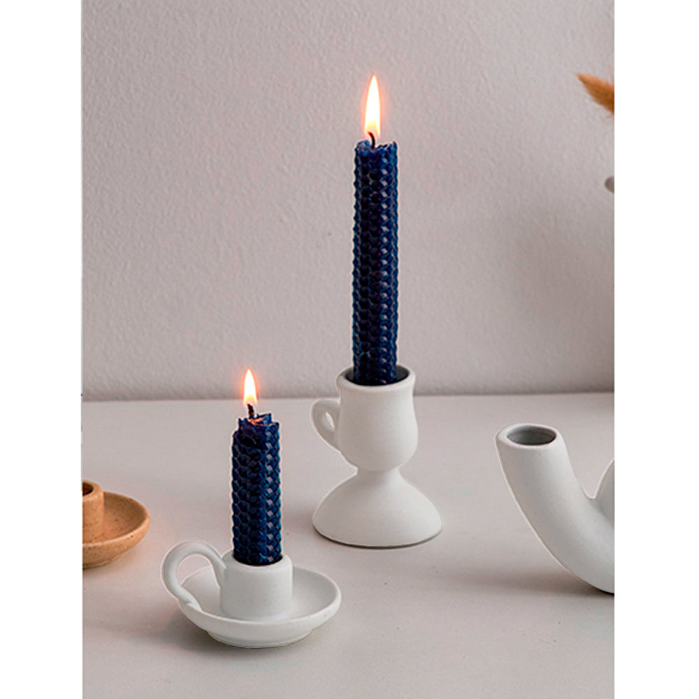 Candelabro cerámica blanco GY-250