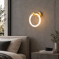 Foco de aluminio dorado led Lyon
