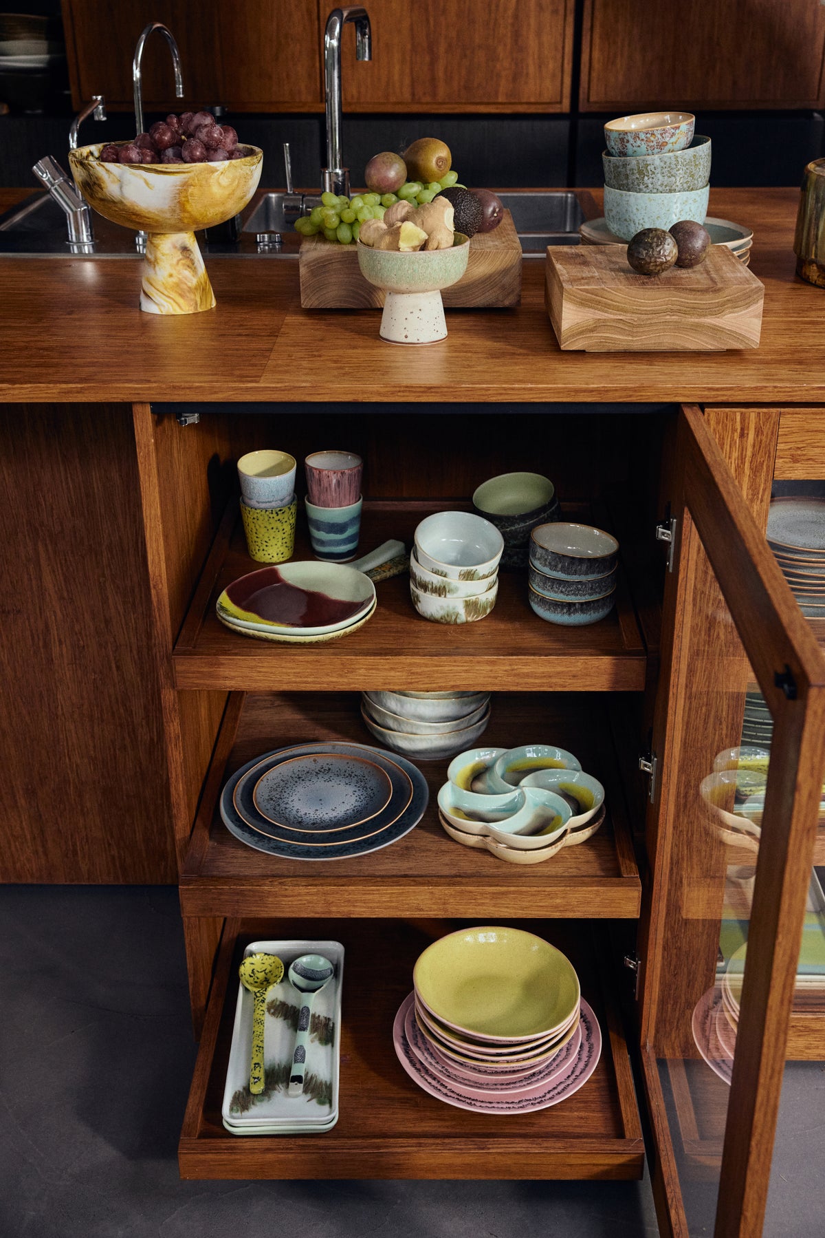 70´s ceramics - Fuente - Cereza