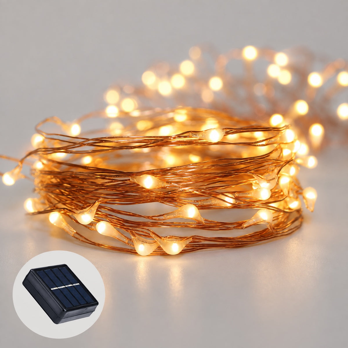 Guirnalda Led Solar - 20 Metros