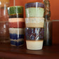 70s ceramics: Tazas de Café, "Grounding" (juego de 6 unidades)