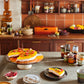 70s ceramics: Set de platos "Big Sur" (juego de 4 unidades)