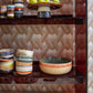 70s ceramics: Set de bowls "Reef" (juego de 4 unidades)