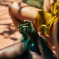 Colección Esmeraldas: copa de vino baja "Verde helecho" (juego de 4 unidades)