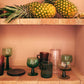 Colección Esmeraldas: copa de vino baja "Verde helecho" (juego de 4 unidades)