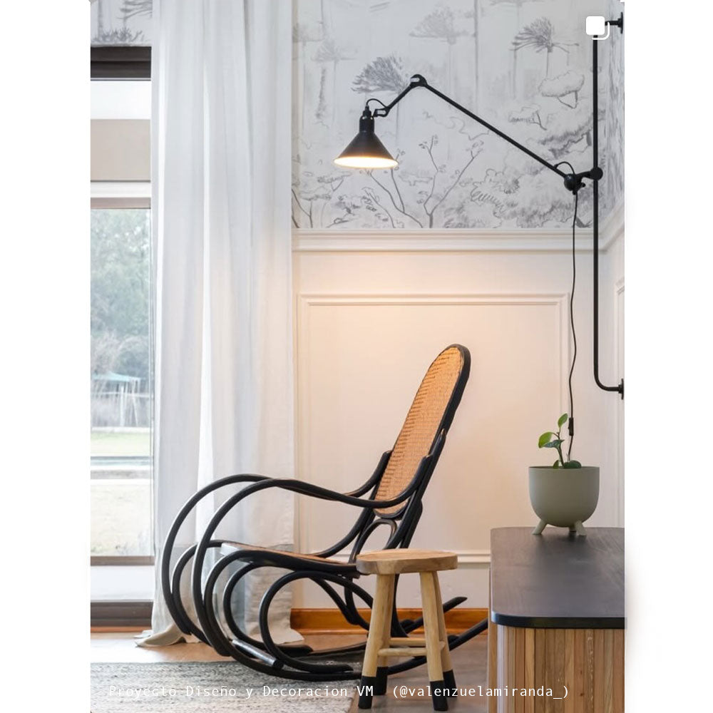 Aplique metálico negra Allegra