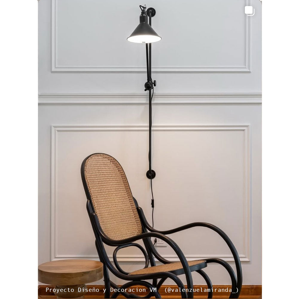 Aplique metálico negra Allegra