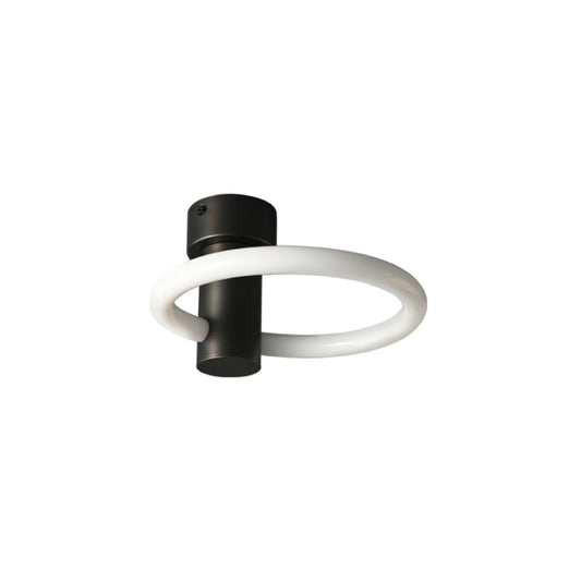Foco de aluminio negro led Lyon