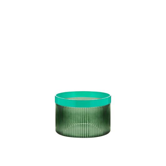 Bowl de cristal Groove Verde