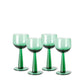 Colección Esmeraldas: copa de vino alta "Verde helecho" (juego de 4 unidades)