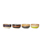 70s ceramics: Set de bowls "Humus" (juego de 4 unidades)