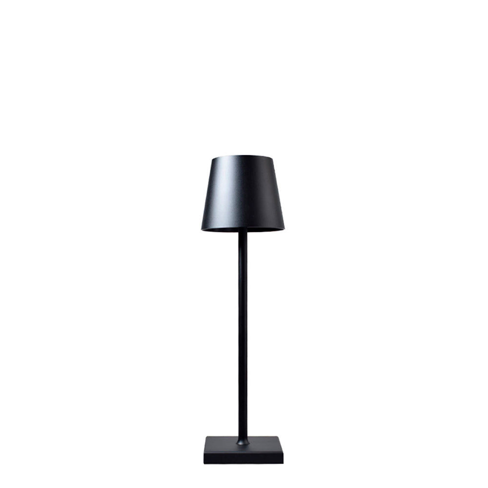 Lámpara de mesa en aluminio negro Shift