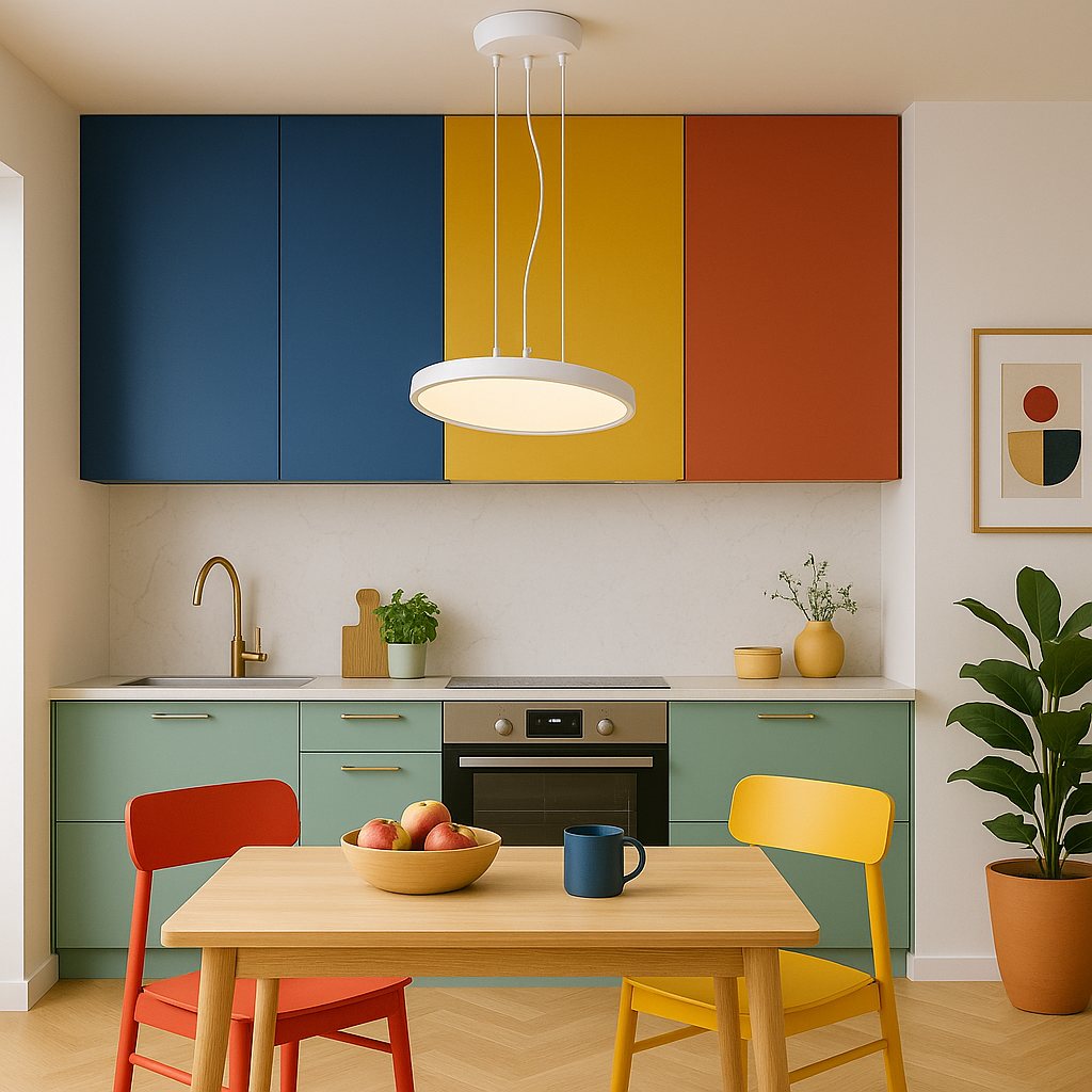 Lámpara colgante de aluminio led blanca Cannes