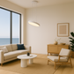 Lámpara colgante de aluminio led blanca Cannes