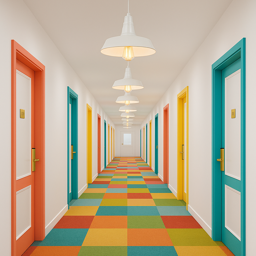 Lámpara colgante metálica blanca Industrial