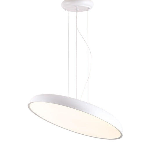 Lámpara colgante de aluminio led blanca Cannes