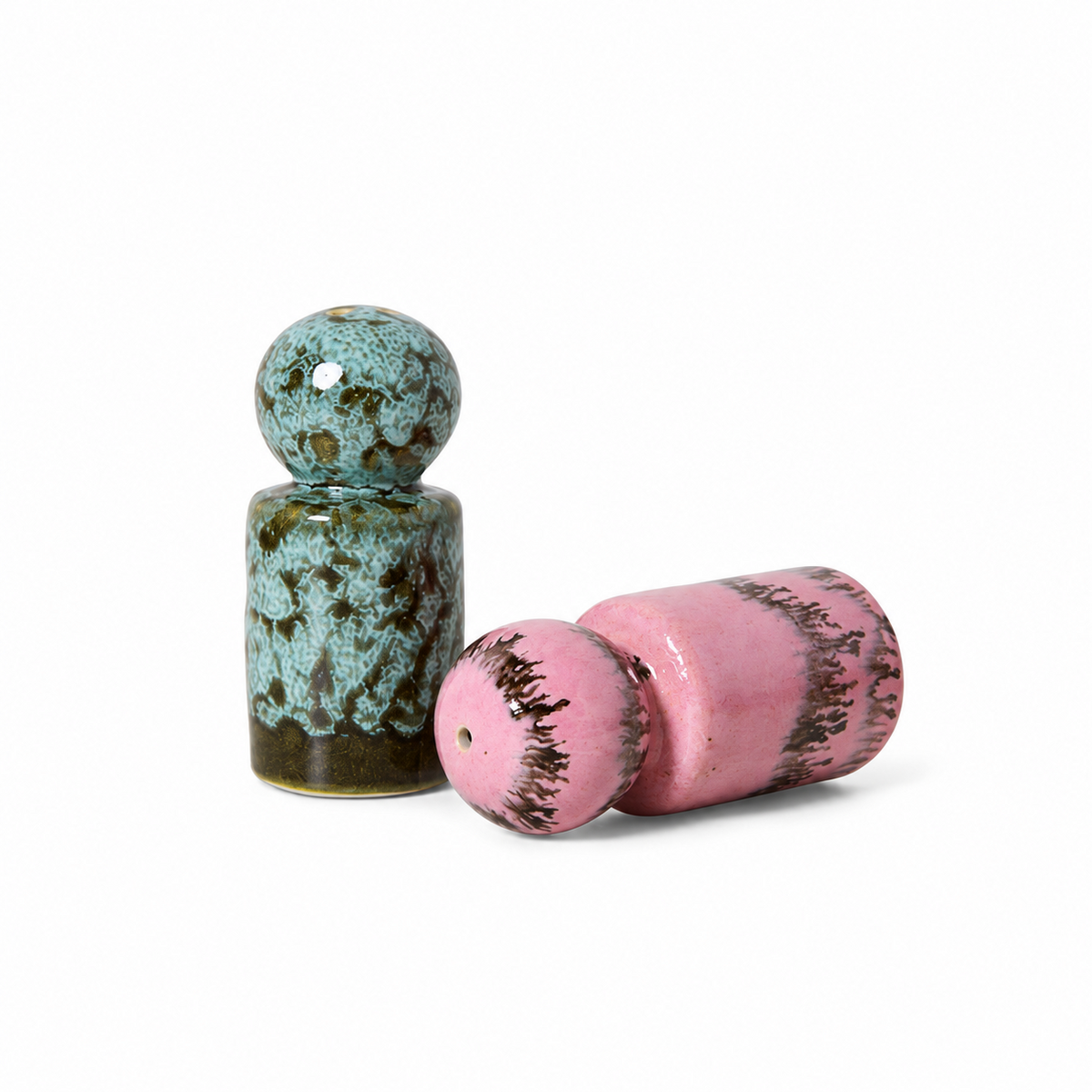 70´s ceramics, - Salero y Pimentero - Barroco