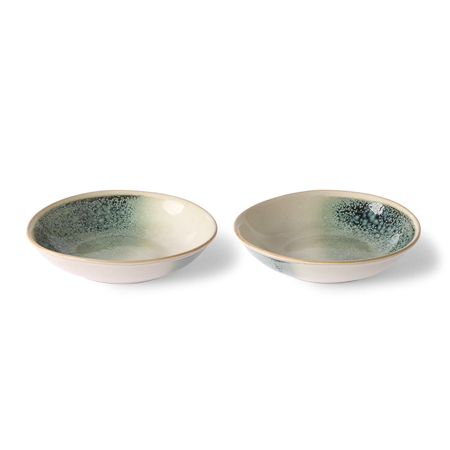 70s ceramics: Set de bowls "Mist" (juego de 2 unidades)