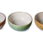 70s ceramics: Set de bowls XS "Castor" (juego de 4 unidades)