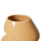 Jarrón de cerámica orgánico "Cappuccino" S