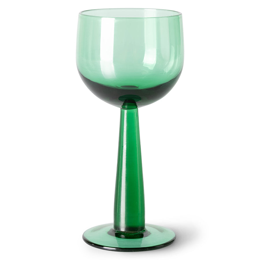 Colección Esmeraldas: copa de vino alta "Verde helecho" (juego de 4 unidades)