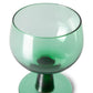 Colección Esmeraldas: copa de vino baja "Verde helecho" (juego de 4 unidades)