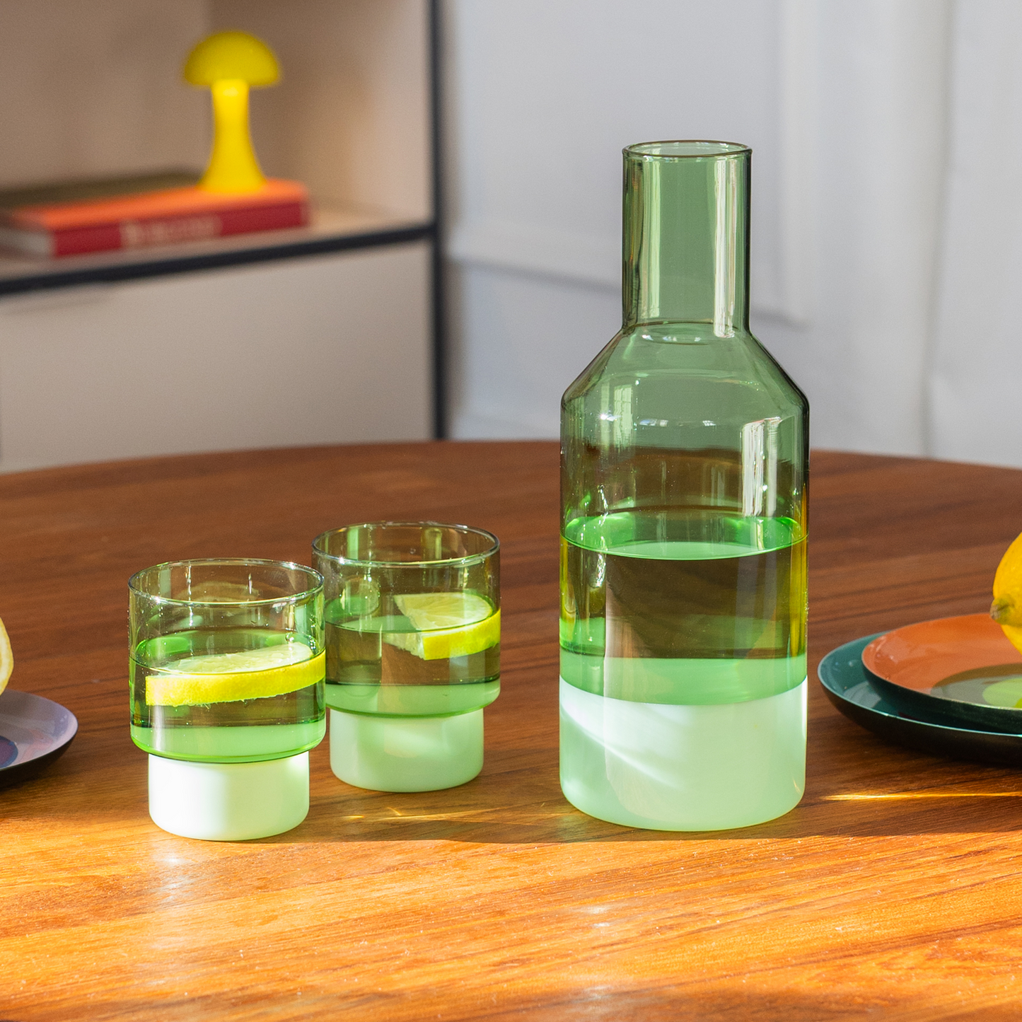 Vasos Jill verde, (2 unidades)