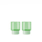 Vasos Jill verde, (2 unidades)