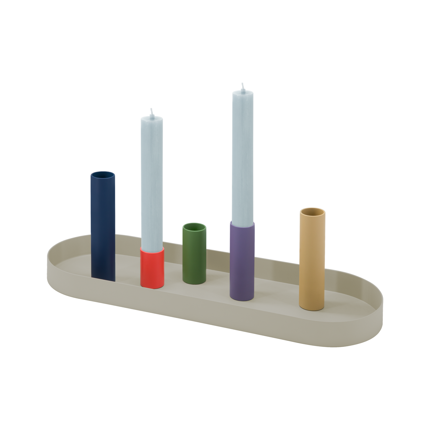 Portavelas magnético Luna oval